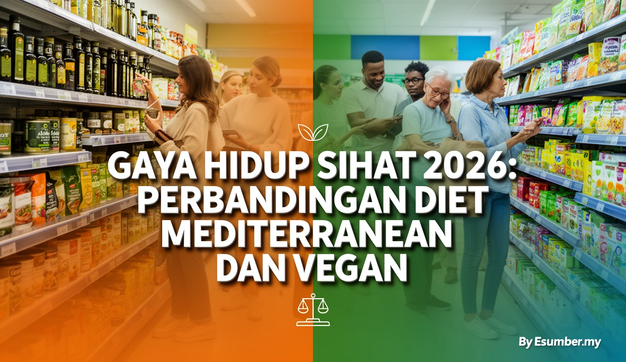 Gaya Hidup Sihat 2026: Perbandingan Diet Mediterranean dan Vegan