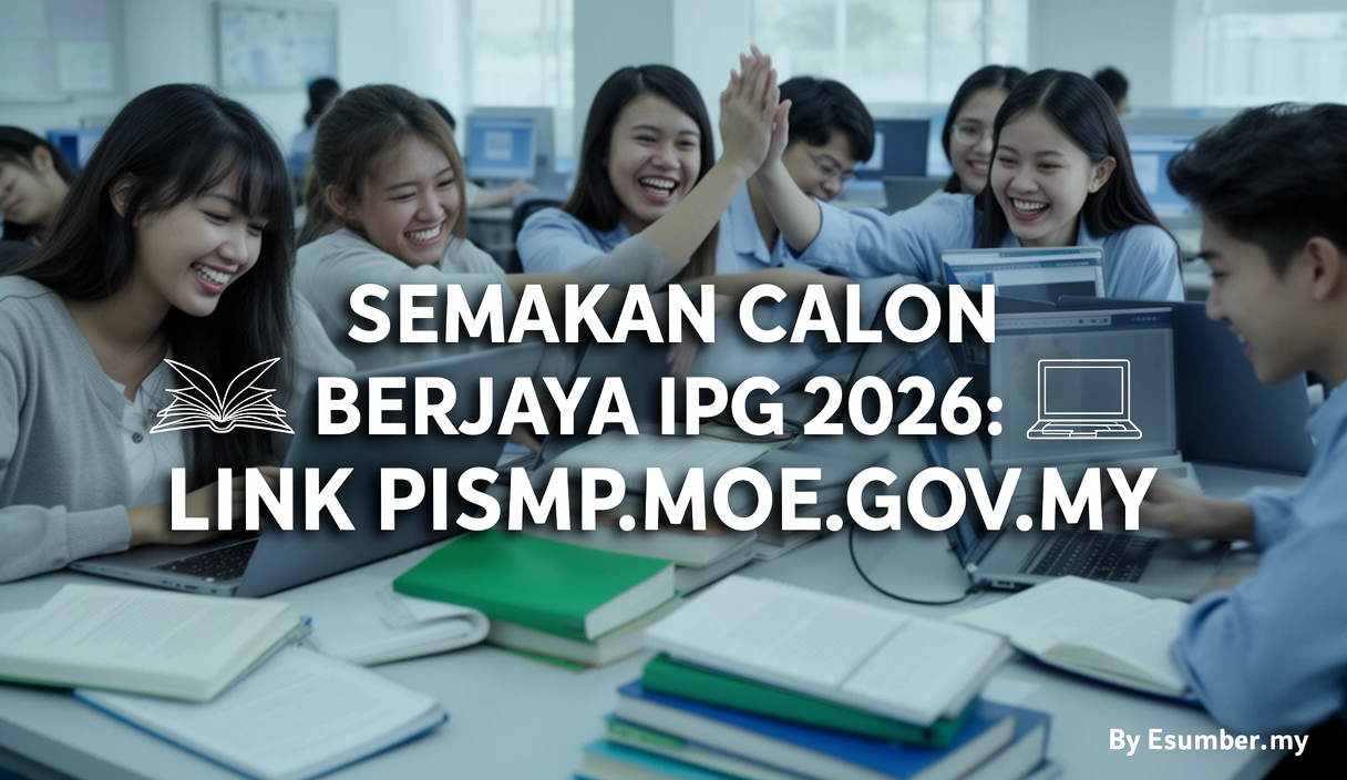 Semakan Calon Berjaya IPG 2026: Link pismp.moe.gov.my