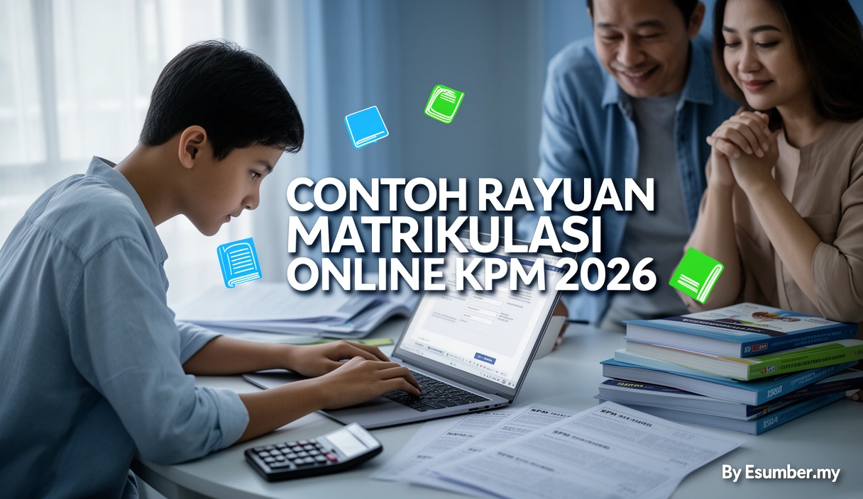 Contoh Rayuan Matrikulasi Online KPM 2026