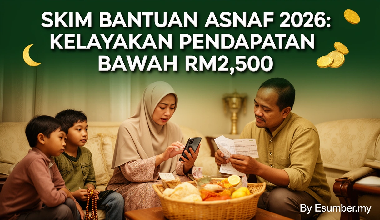 Skim Bantuan Asnaf 2026: Kelayakan Pendapatan Bawah RM2,500