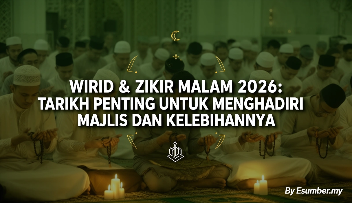 Wirid & Zikir Malam 2026: Tarikh Penting untuk Menghadiri Majlis dan Kelebihannya