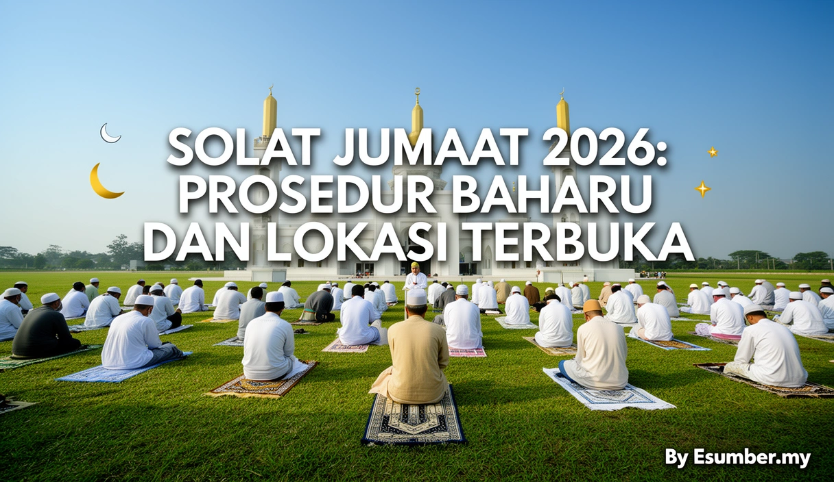 Solat Jumaat 2026: Prosedur Baharu dan Lokasi Terbuka