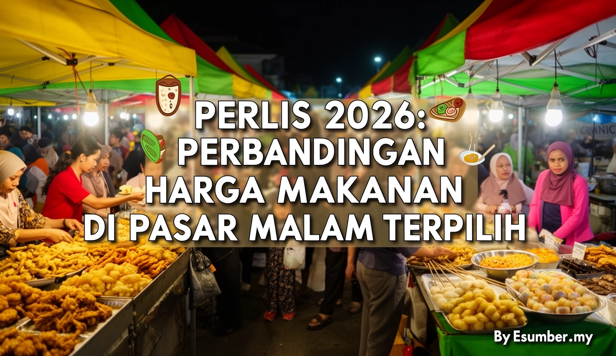 Perlis 2026: Perbandingan Harga Makanan di Pasar Malam Terpilih
