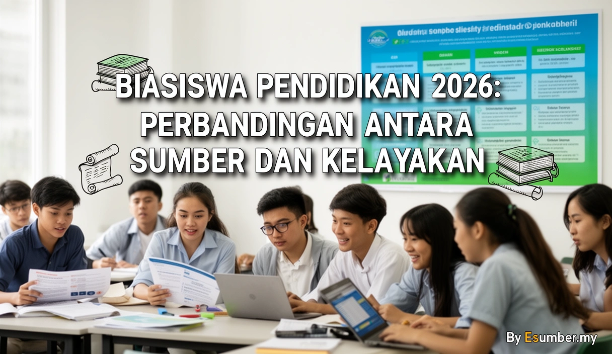 Biasiswa Pendidikan 2026: Perbandingan Antara Sumber dan Kelayakan