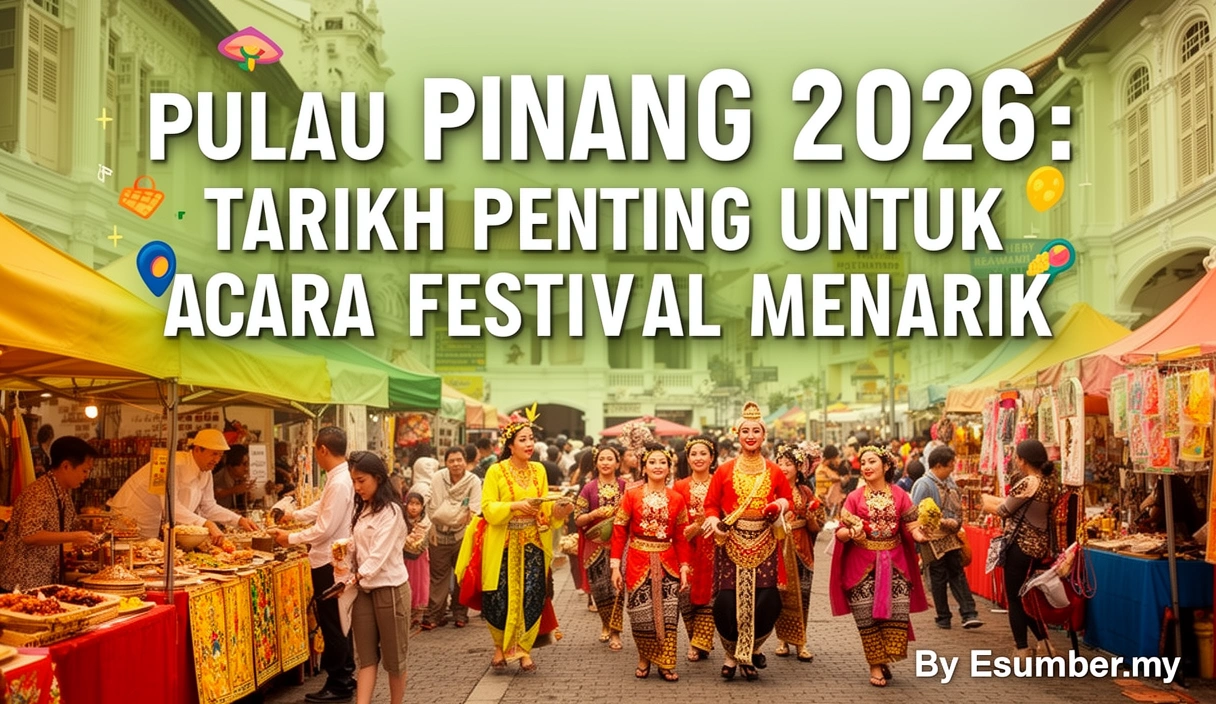 Pulau Pinang 2026: Tarikh Penting untuk Acara dan Festival Menarik