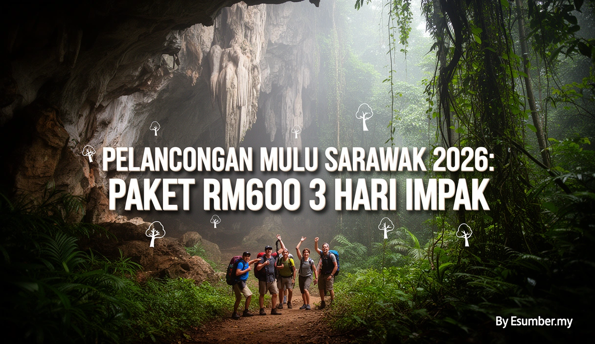 Pelancongan Mulu Sarawak 2026: Paket RM600 3 Hari Impak