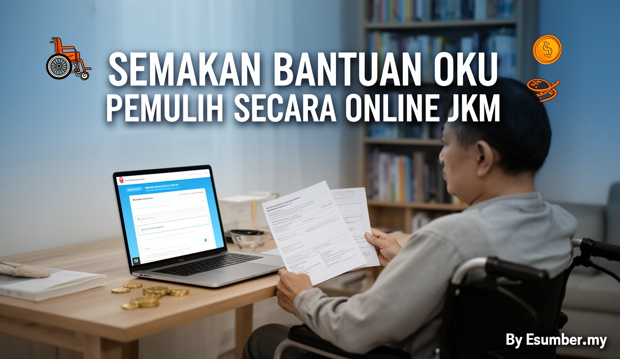 Semakan Bantuan OKU Pemulih Secara Online JKM