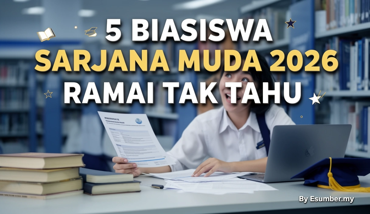 5 Biasiswa Sarjana Muda 2026 Ramai Tak Tahu