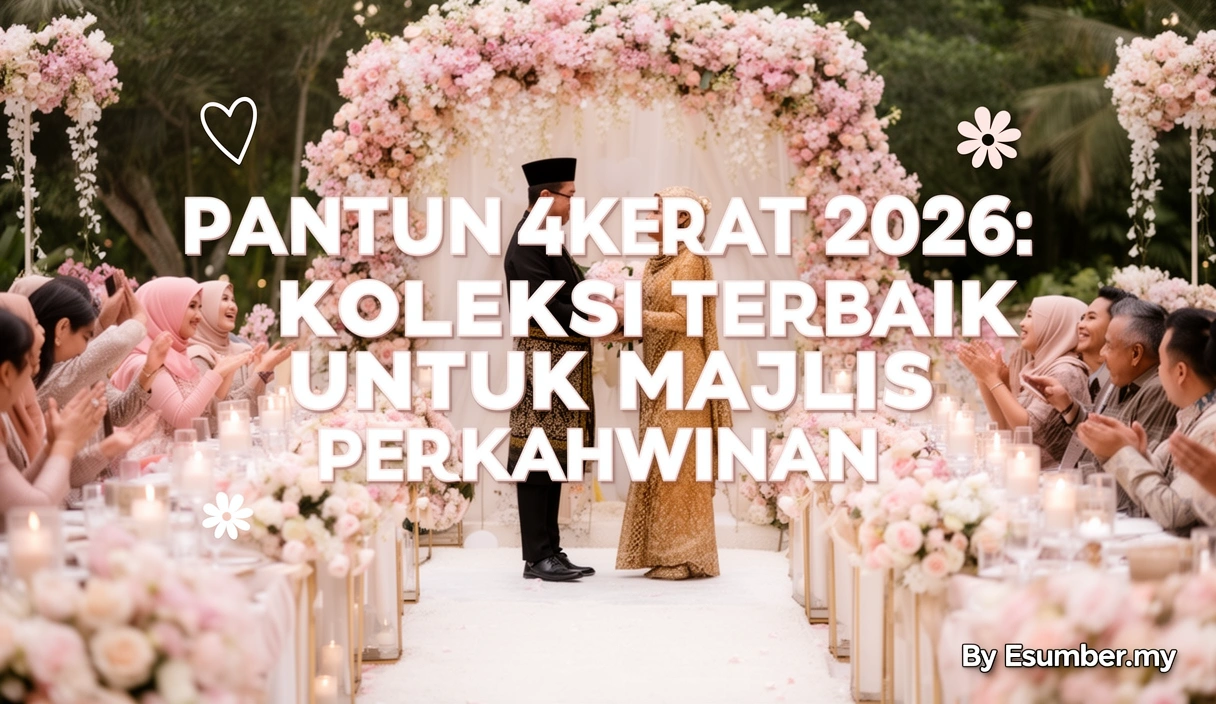 Pantun 4 Kerat 2026: Koleksi Terbaik untuk Majlis Perkahwinan