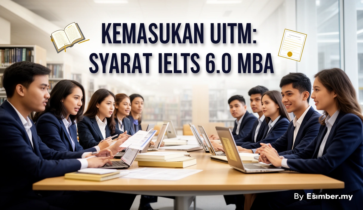 Kemasukan UiTM: Syarat IELTS 6.0 MBA