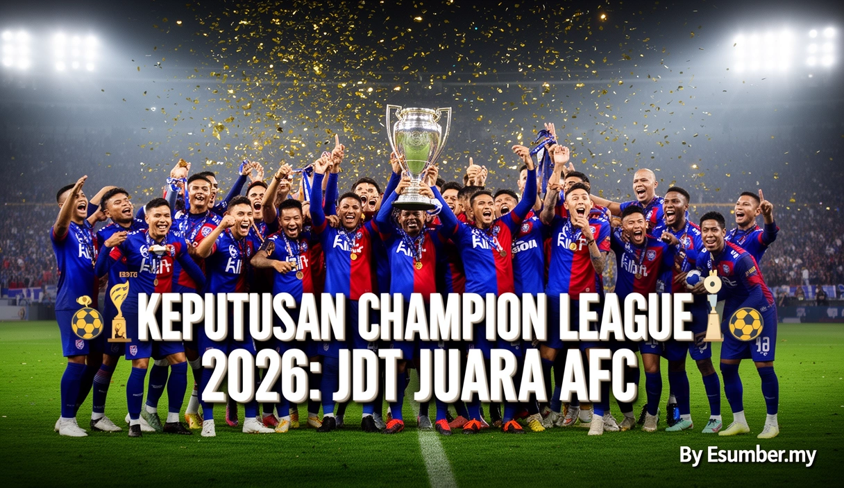 Keputusan Champion League 2026: JDT Juara AFC