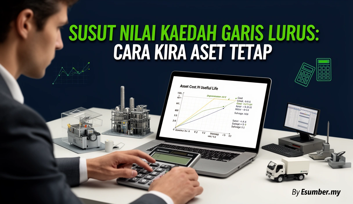 Susut Nilai Kaedah Garis Lurus: Cara Kira Aset Tetap