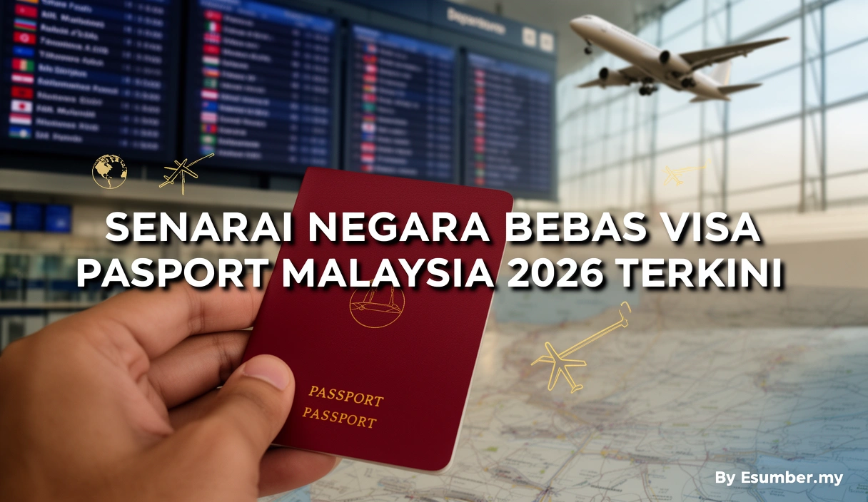Senarai Negara Bebas Visa Pasport Malaysia 2026 Terkini