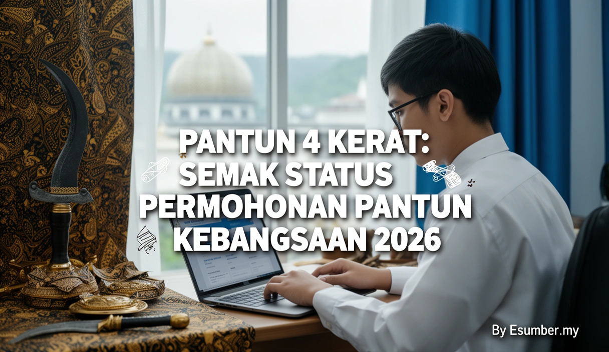 Pantun 4 Kerat: Semak Status Permohonan Pantun Kebangsaan 2026