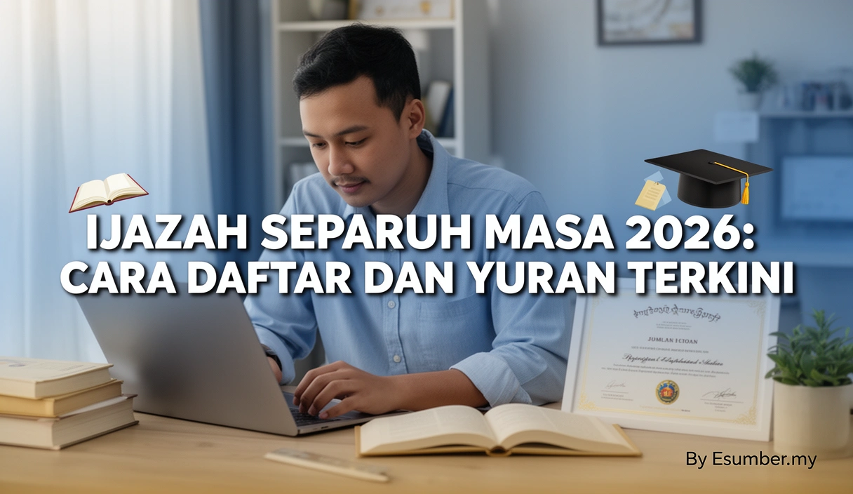 Ijazah Separuh Masa 2026: Cara Daftar dan Yuran Terkini
