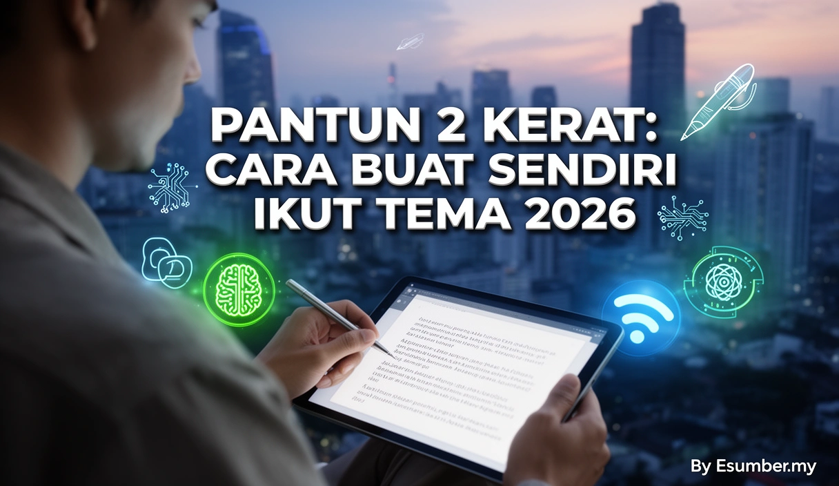 Pantun 2 Kerat: Cara Buat Sendiri Ikut Tema 2026