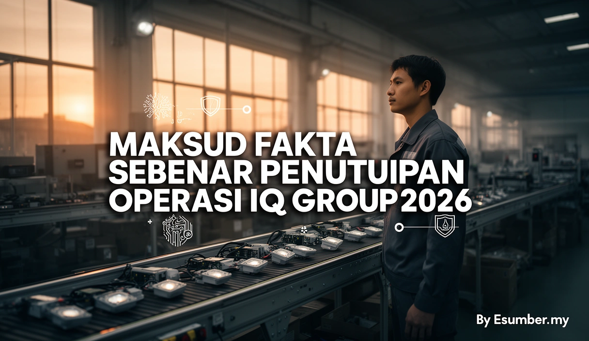 Maksud Fakta Sebenar Penutupan Operasi IQ Group 2026