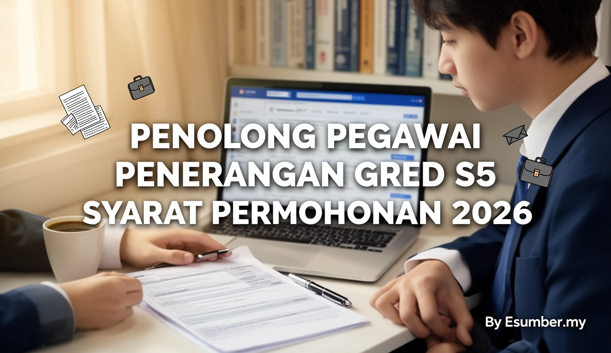Penolong Pegawai Penerangan Gred S5 Syarat Permohonan 2026