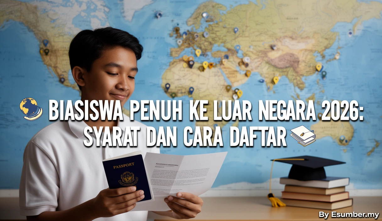 Biasiswa Penuh ke Luar Negara 2026: Syarat dan Cara Daftar