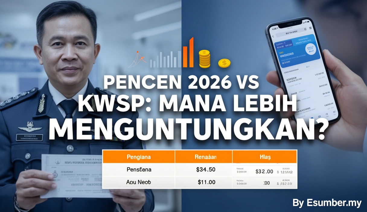 Pencen 2026 vs KWSP: Mana Lebih Menguntungkan?