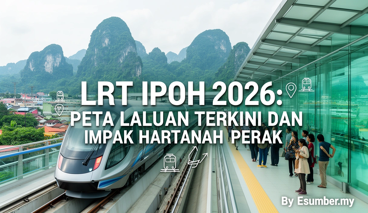 LRT Ipoh 2026: Peta Laluan Terkini dan Impak Hartanah Perak