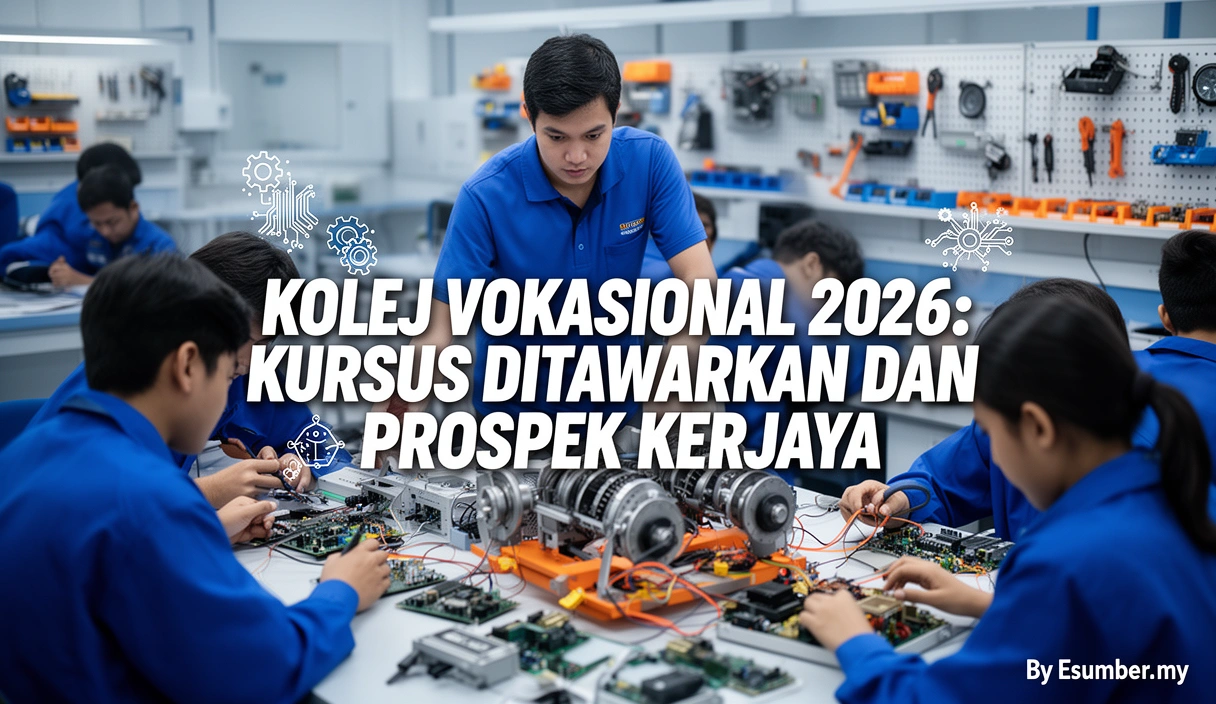 Kolej Vokasional 2026: Kursus Ditawarkan dan Prospek Kerjaya
