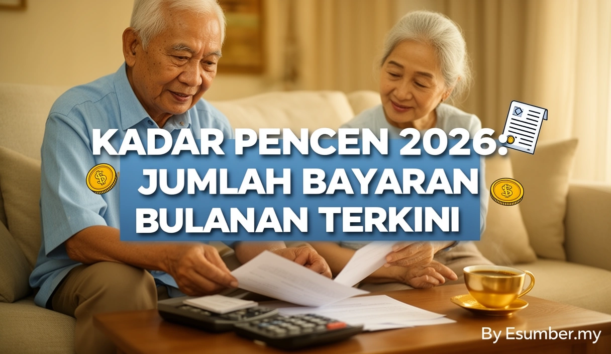 Kadar Pencen 2026: Jumlah Bayaran Bulanan Terkini