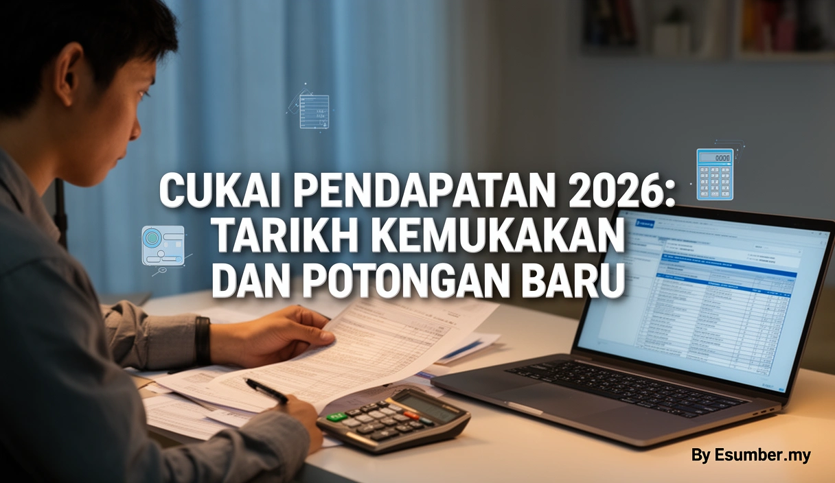 Cukai Pendapatan 2026: Tarikh Kemukakan dan Potongan Baru