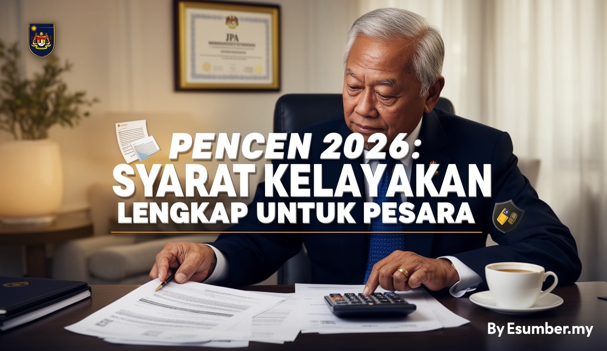 Pencen 2026: Syarat Kelayakan Lengkap Untuk Pesara