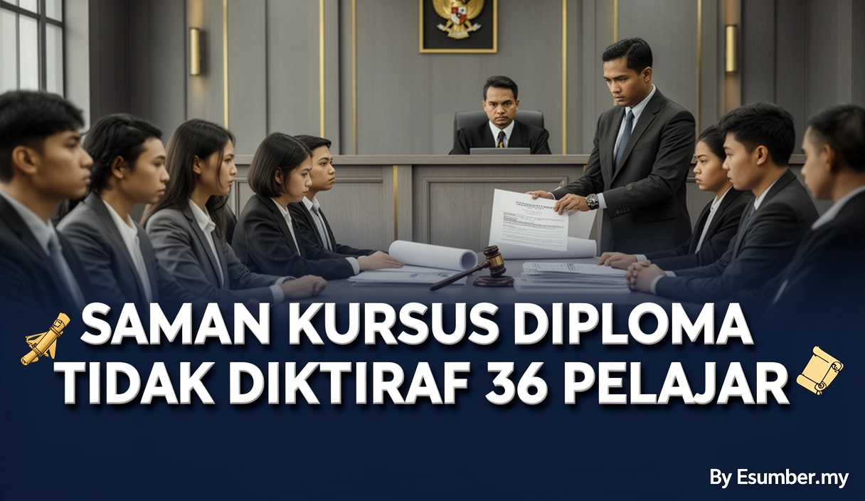 Saman Kursus Diploma Tidak Diiktiraf 36 Pelajar