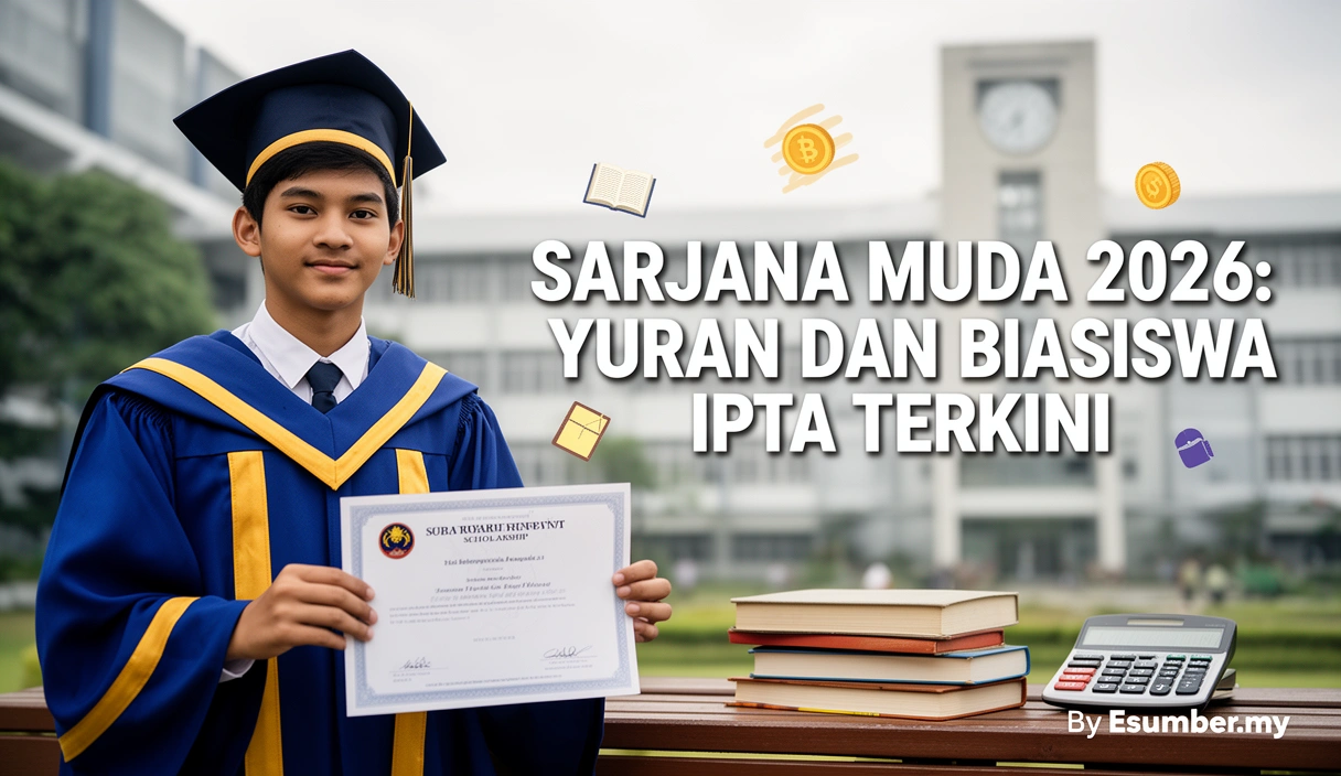 Sarjana Muda 2026: Yuran dan Biasiswa IPTA Terkini