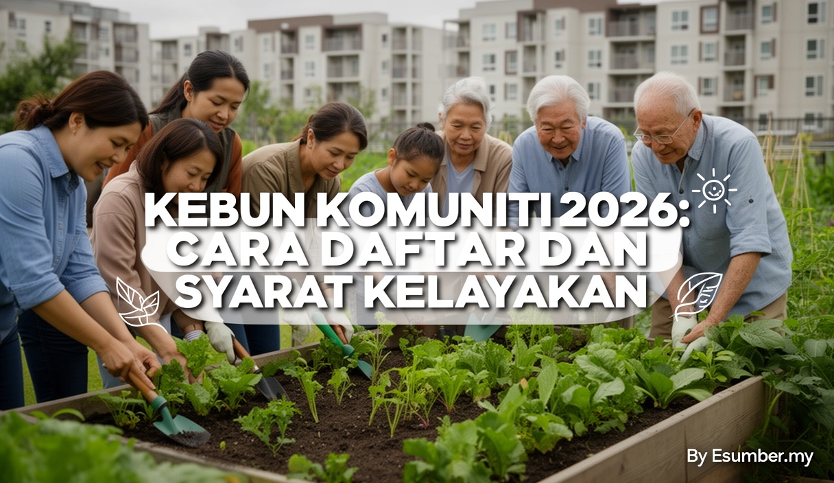 Kebun Komuniti 2026: Cara Daftar dan Syarat Kelayakan