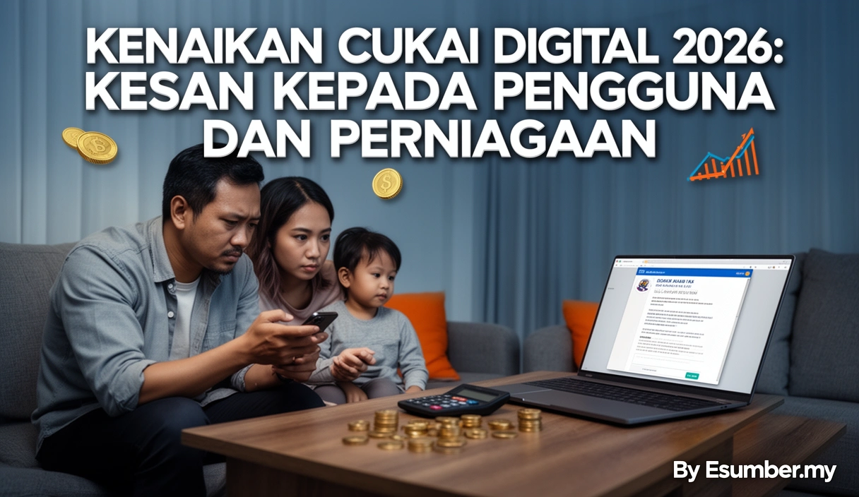 Kenaikan Cukai Digital 2026: Kesan kepada Pengguna dan Perniagaan