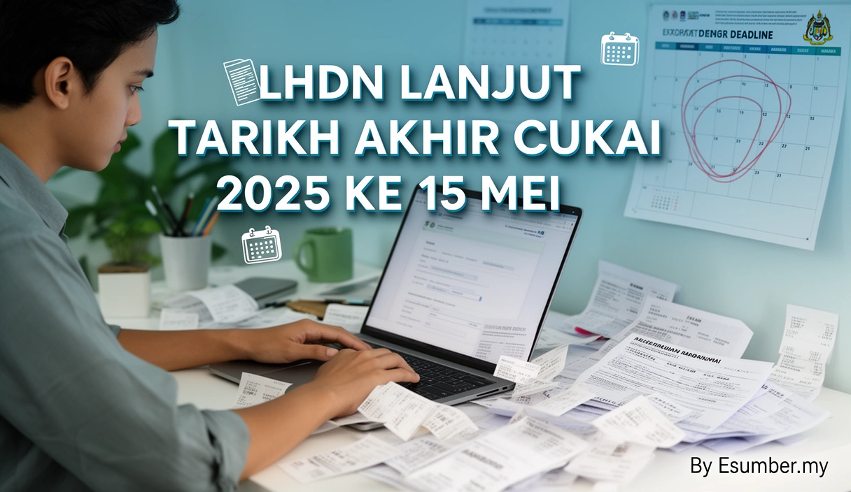 LHDN Lanjut Tarikh Akhir Cukai 2025 ke 15 Mei