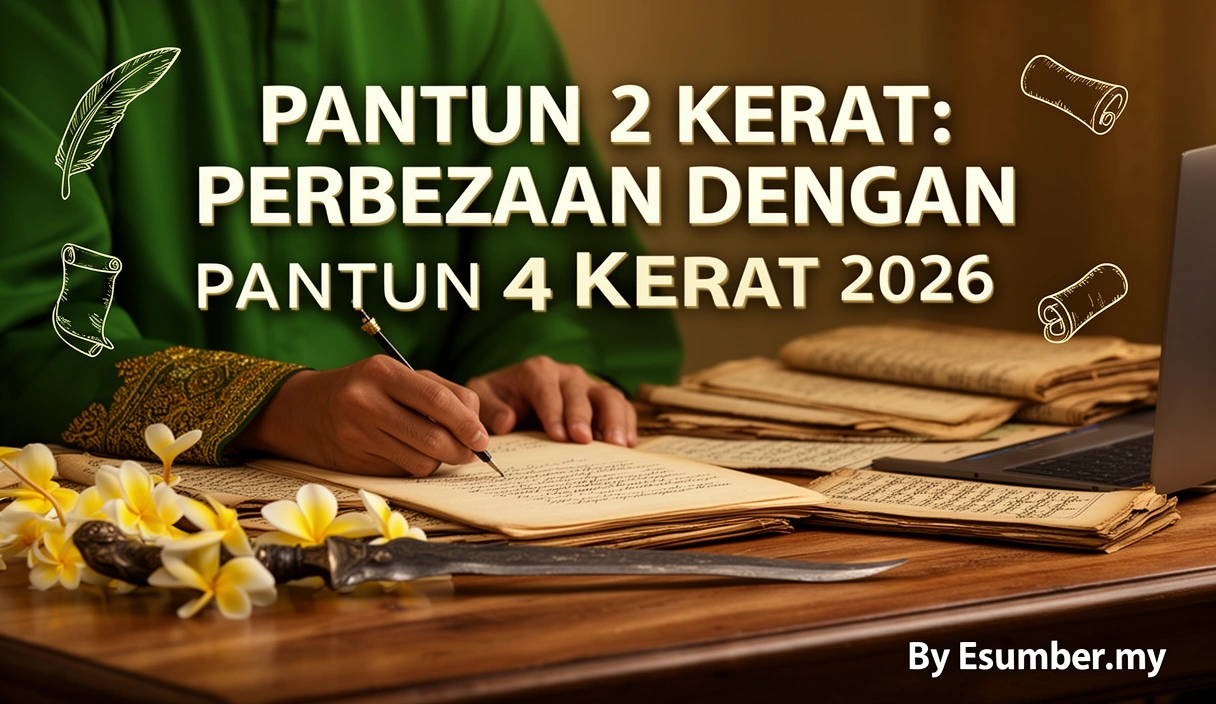 Pantun 2 Kerat: Perbezaan dengan Pantun 4 Kerat 2026