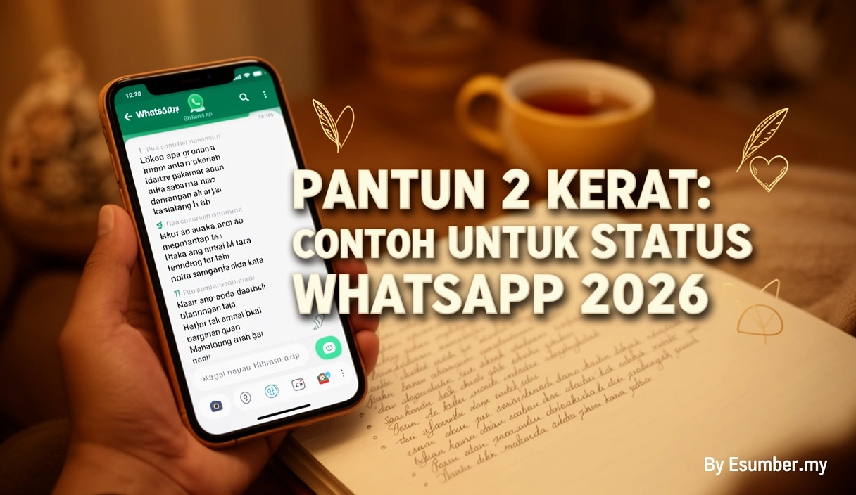 Pantun 2 Kerat: Contoh untuk Status WhatsApp 2026