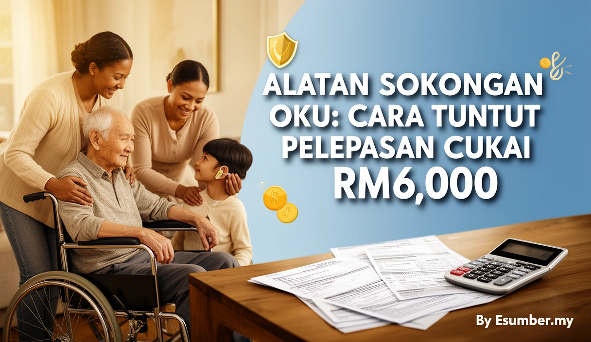 Alatan Sokongan OKU: Cara Tuntut Pelepasan Cukai RM6,000