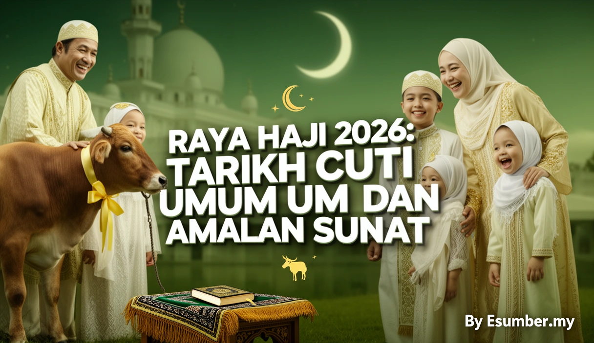 Raya Haji 2026: Tarikh Cuti Umum dan Amalan Sunat