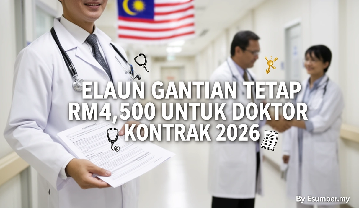Elaun Gantian Tetap RM4,500 Untuk Doktor Kontrak 2026