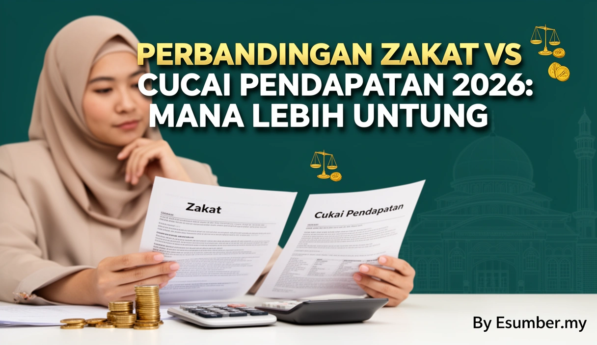 Perbandingan Zakat vs Cukai Pendapatan 2026: Mana Lebih Untung