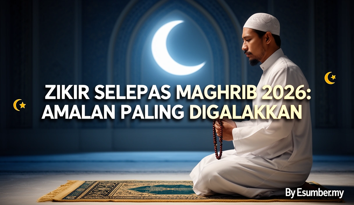 Zikir Selepas Maghrib 2026: Amalan Paling Digalakkan