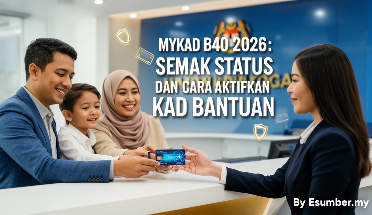 MyKad B40 2026: Semak Status dan Cara Aktifkan Kad Bantuan