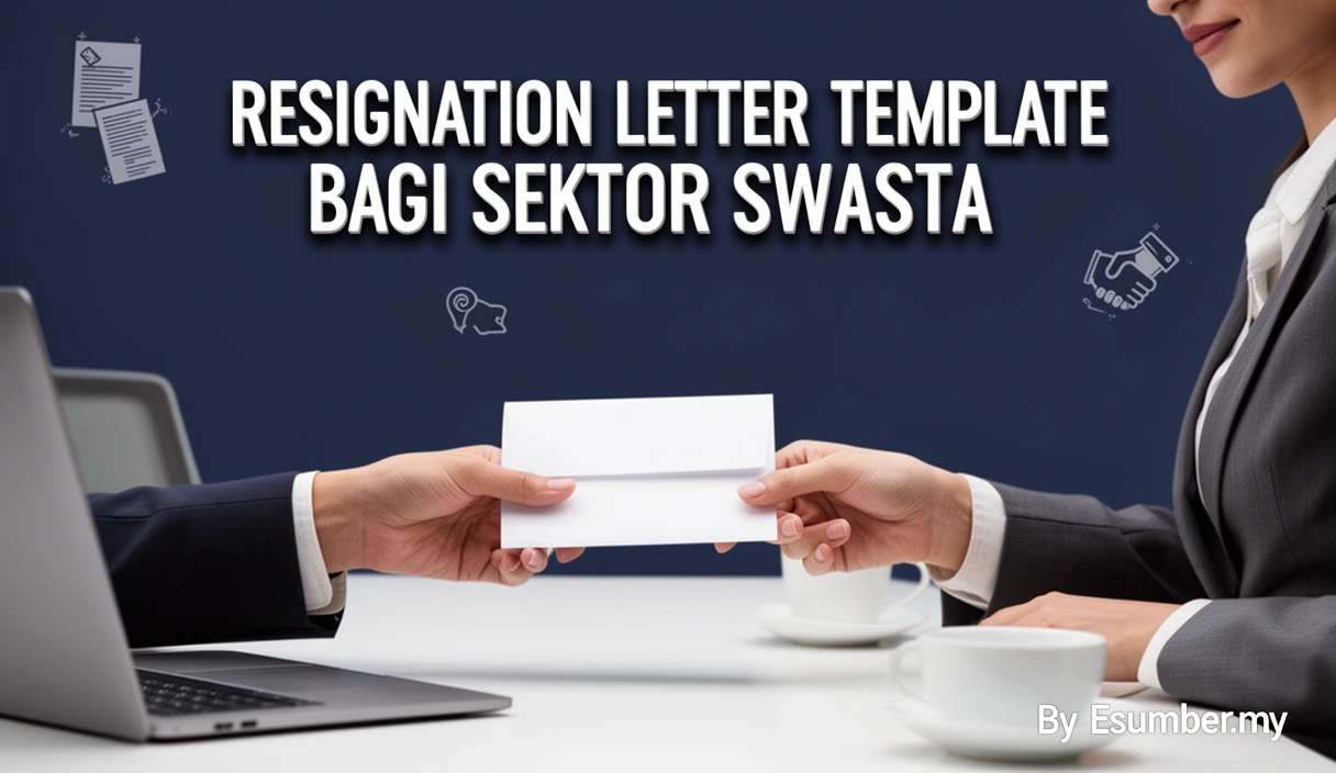 Resignation Letter Template Bagi Sektor Swasta