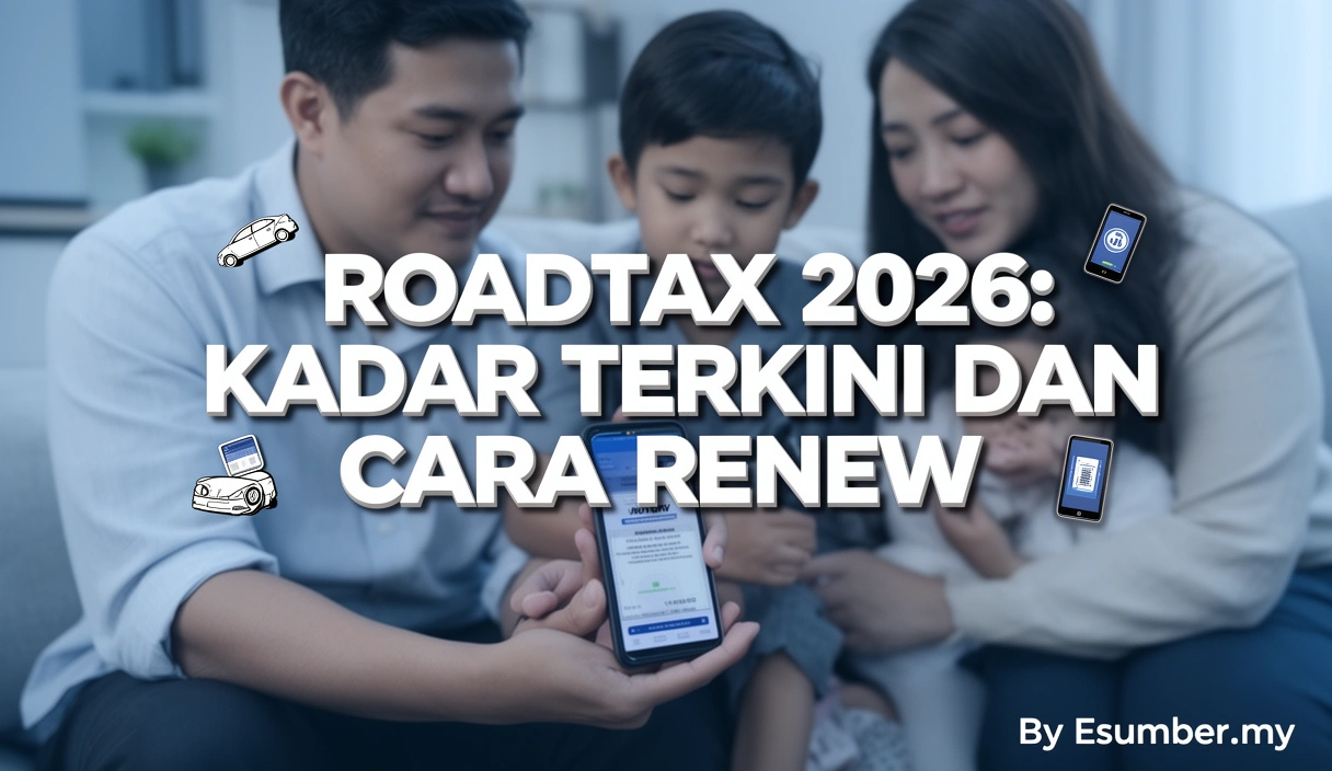 Roadtax 2026: Kadar Terkini dan Cara Renew