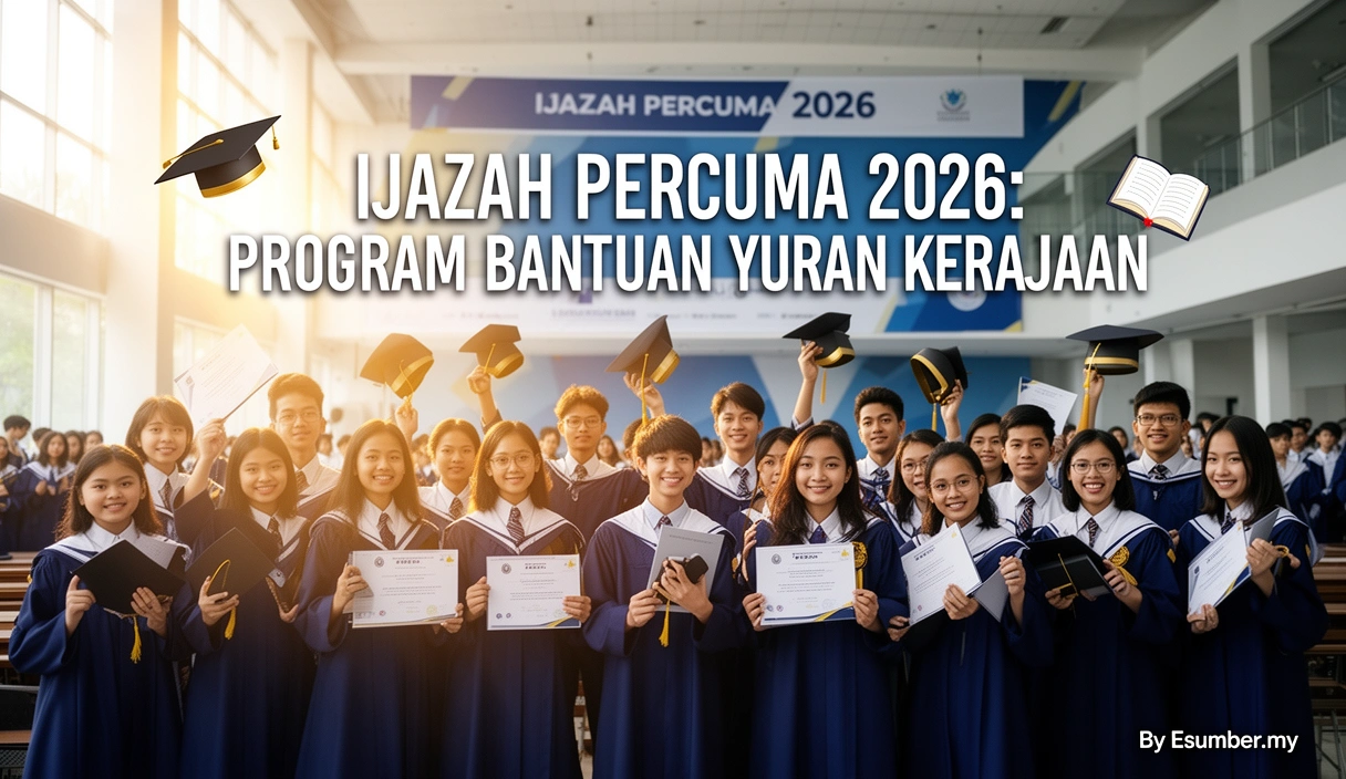 Ijazah Percuma 2026: Program Bantuan Yuran Kerajaan