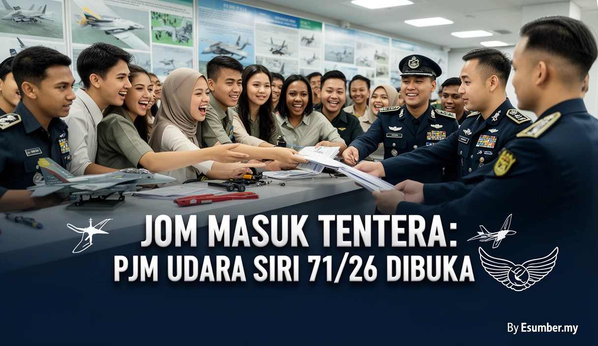 Jom Masuk Tentera: PJM Udara Siri 71/26 Dibuka