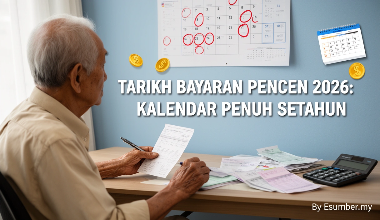 Tarikh Bayaran Pencen 2026: Kalendar Penuh Setahun