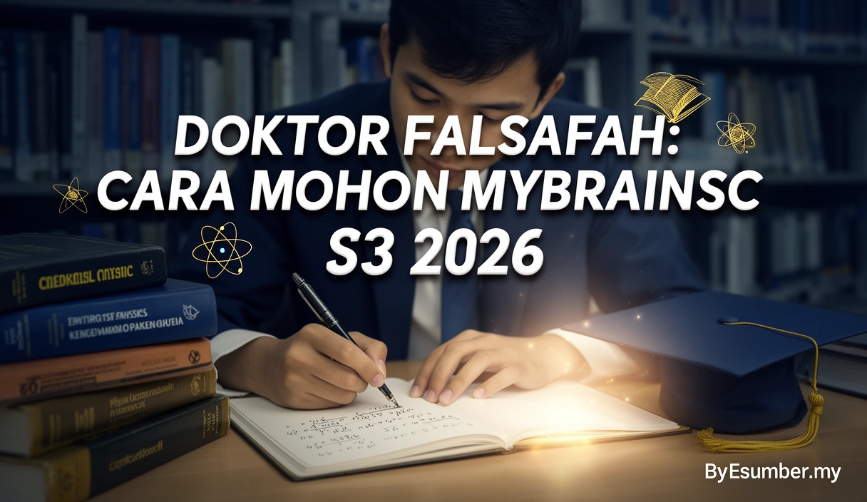Doktor Falsafah: Cara Mohon MyBrainSc S3 2026