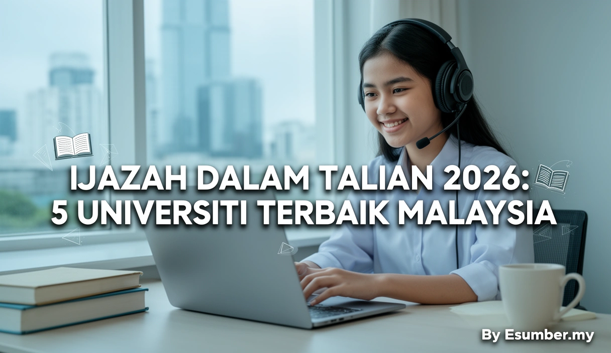 Ijazah Dalam Talian 2026: 5 Universiti Terbaik Malaysia