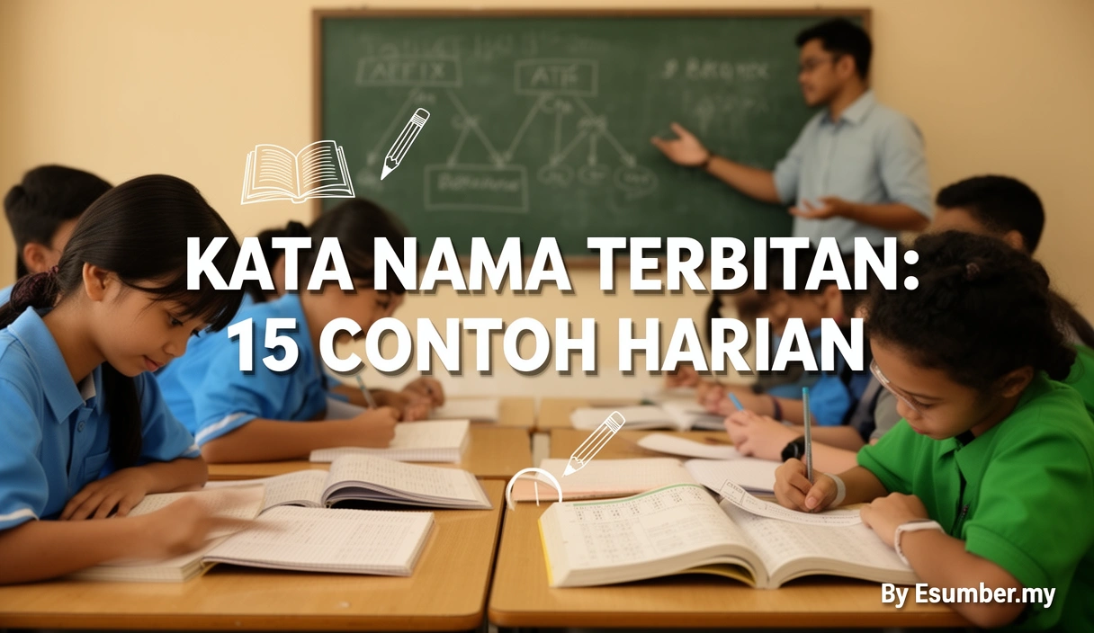 Kata Nama Terbitan: 15 Contoh Harian